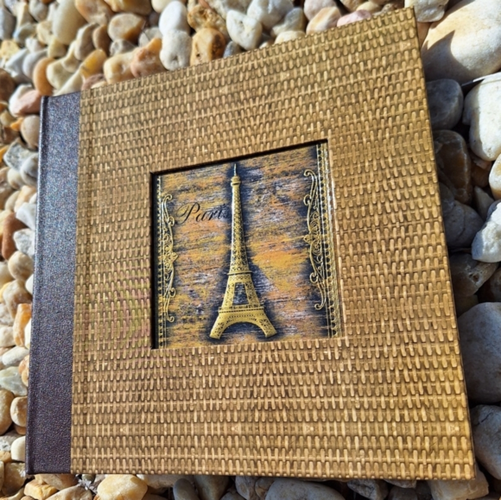 Vintage Photo Album Paris France  Dream Trip Memory Book Eiffel Tower 4x6